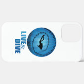 ライブダイブスキューバダイバー Case-Mate iPhoneケース (裏面 / 右)
