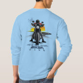 ライブツーライド（オートバイ） |メンズ長袖 Tシャツ (裏面)