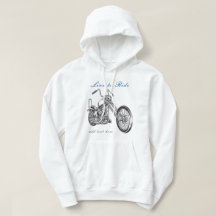 ライブツーライド、ライドツーライブベーシックフード付きスウェットシャツSweatshirt