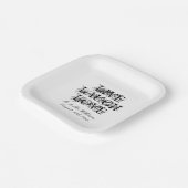 ライブドローラブエレガントな結婚式パーティープレート ペーパープレート (傾斜あり)