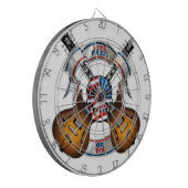 ライブフリースカルとギター ダーツボード (正面左)