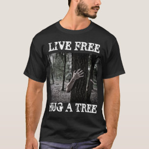 ライブフリーハグaツリーゾンビゴシックTシャツ Tシャツ