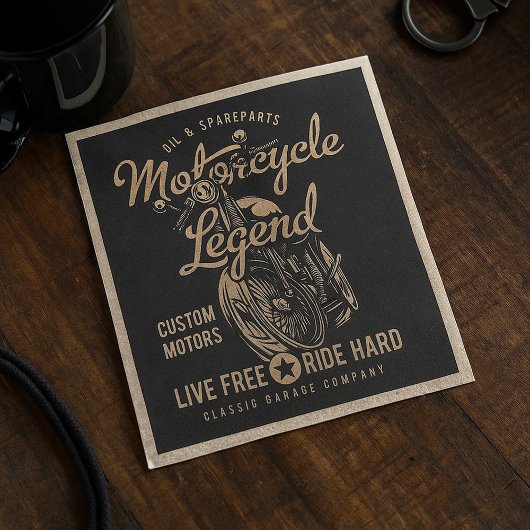 ライブフリーライド懸命 スタンダードランチョンナプキン