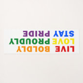 ライブボリーブラブオールドリーステイプライドヨガマット ヨガマット (裏面(横))