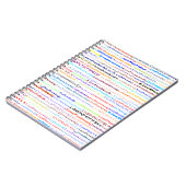 ライブポジティブ文字ホワイト ノートブック (左側)