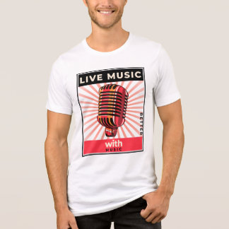 ライブミュージックは最高 トライブレンドTシャツ