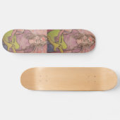 ライブミュージックガールスケッチ スケートボード (横)