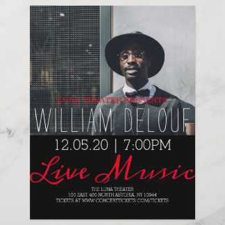 ライブミュージックコンサートフライヤー チラシ