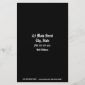 ライブミュージックコンサート/パーティーフライヤー チラシ (裏面)