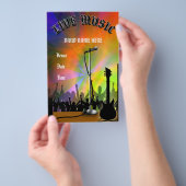 ライブミュージックコンサート/パーティーフライヤー チラシ (ハンドル)