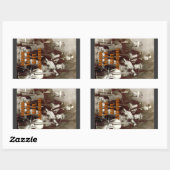 ライブミュージックステッカーのサポート 長方形シール (シート)