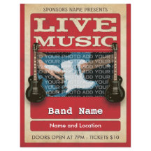 ライブミュージックバンドフォトレッド