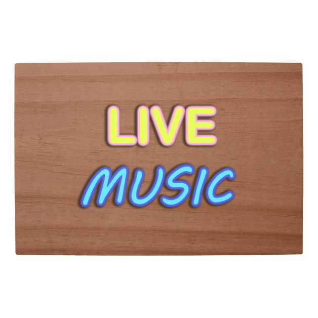 ライブミュージック メタルプリント (正面)