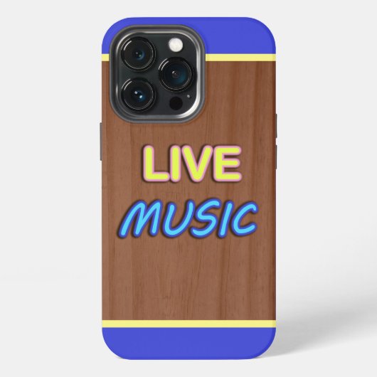 ライブミュージック iPhoneケース (裏面)