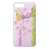 ライブライフブロンド女の子ピンクiphone4Sかろうじてケース Case-Mate iPhoneケース (裏面)