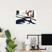 ライブライフライトイレトイレ紙 ポスター (ホームオフィス)