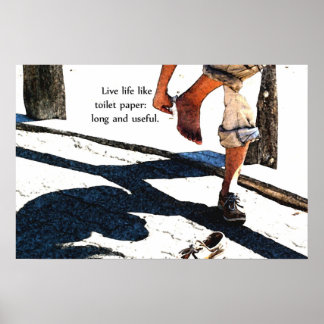 ライブライフライトイレトイレ紙 ポスター