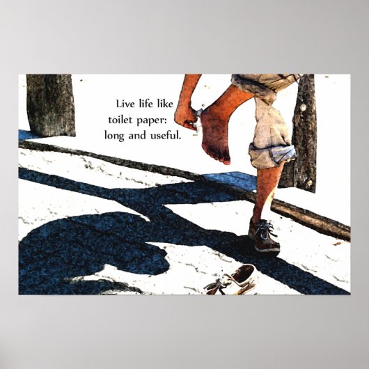 ライブライフライトイレトイレ紙 ポスター (正面)