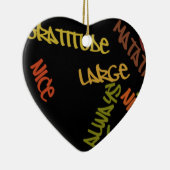 ライブライフラージワードアートプリント セラミックオーナメント (右)