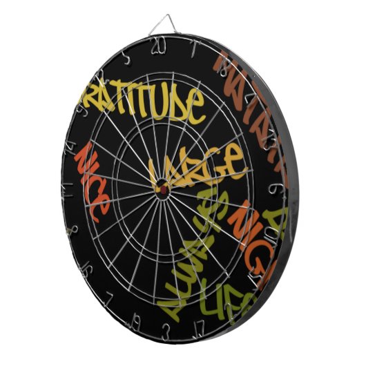 ライブライフラージワードアートプリント ダーツボード (正面右)