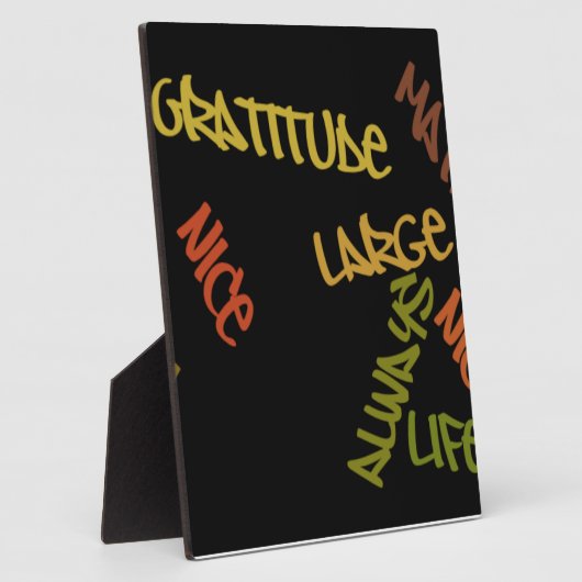 ライブライフラージワードアートプリント フォトプラーク (側面)