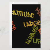 ライブライフラージワードアートプリント 便箋 (正面/裏面)