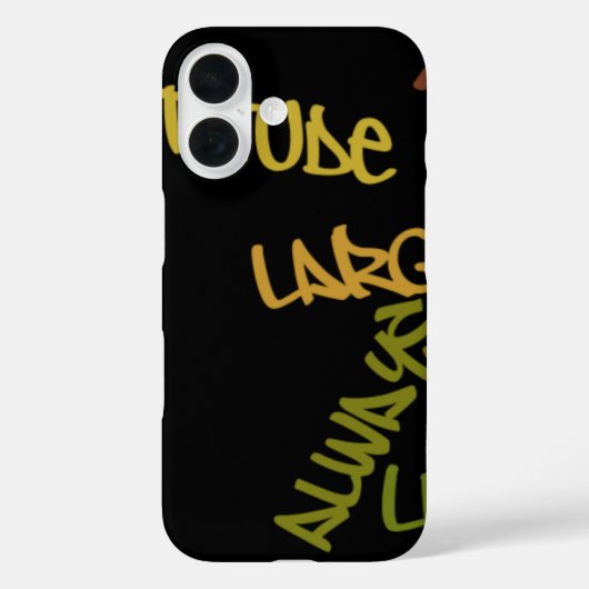 ライブライフラージワードアートプリント Case-Mate iPhoneケース (裏面)