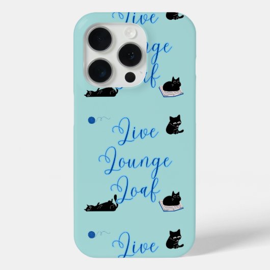 ライブラウンジローフキャッツ Case-Mate iPhoneケース (裏面)