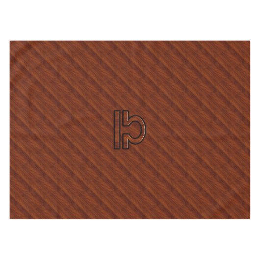 ライブラサインオンマホガニースタイルデコール テーブルクロス (正面(横))