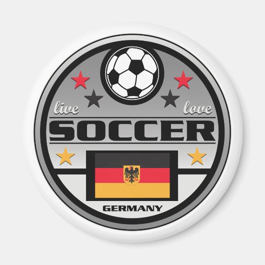 ライブラブサッカードイツ マグネット (正面)
