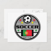 ライブラブサッカーポルトガル ポストカード (正面/裏面)