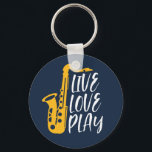 ライブラブサックス遊プレイヤーのジャズ音楽愛好家 キーホルダー<br><div class="desc">ヴィンテージバンドやシンフォニーのヴァイオリンやサックス遊フォンのためのレトロなオーケストラやジャズ音楽ファンデザイン。ザックスカッコいいホニスト、バイオリニスト、ミュージシャンおよびアーティストのためのジャズの商品。そしおもしろいてユーモアのある、ヴァイオリンやサックスの先生、オーケストラのファン、音楽を愛する人のための音楽パン。お土産、素晴らしクリスマスプレゼント、家族や友人のための誕生日プレゼント。</div>