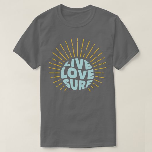 ライブラブサーフTシャツ Tシャツ (デザイン正面)