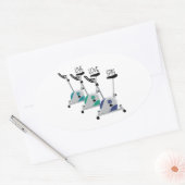 ライブラブスピン 楕円形シール (封筒)