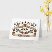 ライブラブタトゥー カード (黄色い花)