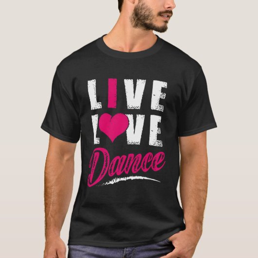 ライブラブダンスダンサー Tシャツ (正面)
