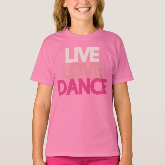 ライブラブダンスユースリンガーTシャツ Tシャツ (正面)