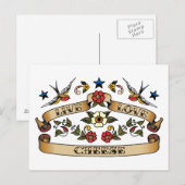 ライブラブチーズ ポストカード (正面/裏面)