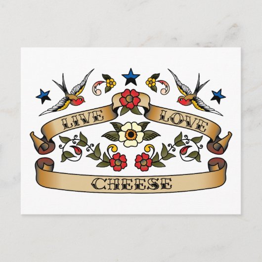 ライブラブチーズ ポストカード (正面)