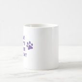 ライブラブバークリピーター犬の恋人の動物のペットのユーモア コーヒーマグカップ (中央)