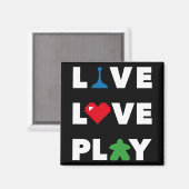 ライブラブブラックマ遊グネット マグネット (正面/裏面)