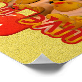 ライブラブホワイラバーダック感動的 ポスター (角)