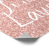 ライブラブホークピガーリーンクグリッター ポスター (角)