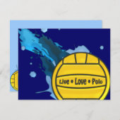 ライブラブポロイベント招待状 招待状 (正面/裏面)