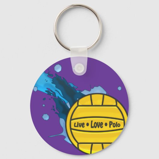 ライブラブポロウォーターポロキーリング キーホルダー (正面)