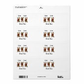 ライブラブモンキー ラベル (フルシート)