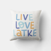 ライブラブラッケハヌカーデザイン クッション (裏面)