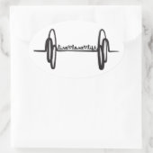 ライブラブリフトバーブラック 楕円形シール (バッグ)