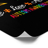 ライブラブレジットオティスアウェアネス絞り染めパズルH ポスター (角)