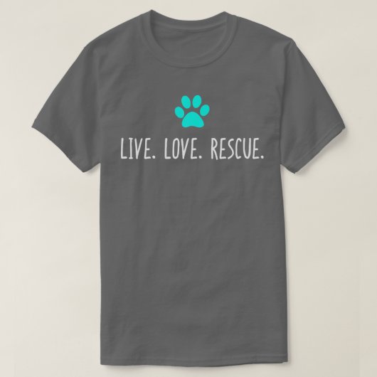 ライブラブレスキューかわいい獣医の獣医の獣医ギフト – 1 Tシャツ (デザイン正面)